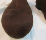 Lower East Side Brown Suede Faux Leather Boot