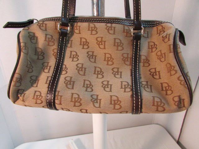 Dooney & Bourke Signature Mini Barrel Bag in Brown