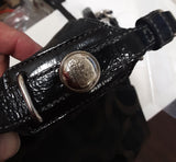 Coach Black Signature Canvas Tribeca Handbag