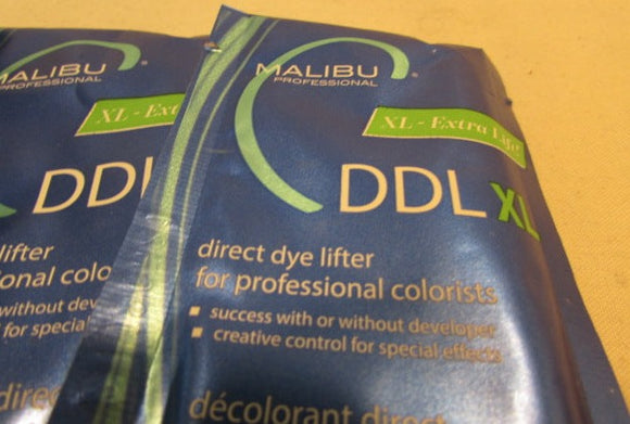 Malibu Professional Hair Color Remedy Direct Dye Lifter – Extra Lift - 3 packets