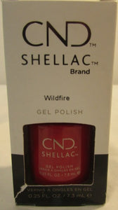 CND Shellac Brand Gel Polish Color “Wildfire” .25 oz