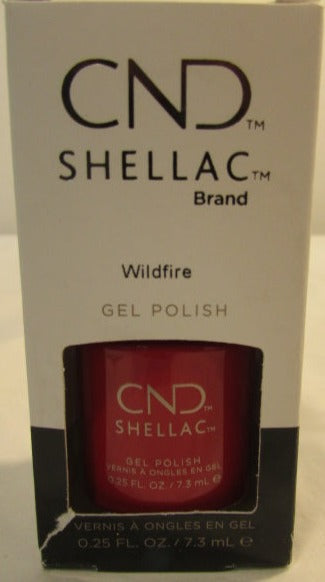 CND Shellac Brand Gel Polish Color “Wildfire” .25 oz