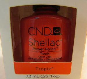 CND Shellac Brand Power Polish Color Coat “Tropix” .25 oz