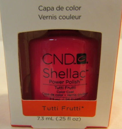 CND Shellac Brand Power Polish Color Coat “Tutti Frutti” .25 oz