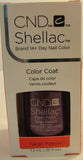 CND Shellac Brand Power Polish Color Coat “Tango Passion” .25 oz