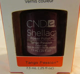 CND Shellac Brand Power Polish Color Coat “Tango Passion” .25 oz