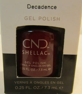 CND Shellac Brand Gel Polish “Decadence” .25 oz