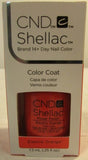 CND Shellac Brand Color Coat “Electric Orange” .25 oz