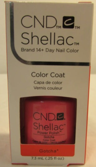 CND Shellac Brand Color Coat “Gotcha” .25 oz