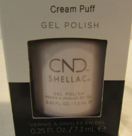 CND Shellac Brand Gel Polish “Cream Puff” .25 oz