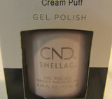 CND Shellac Brand Gel Polish “Cream Puff” .25 oz