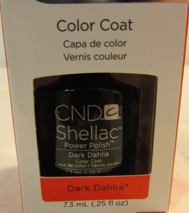 CND Shellac Brand Color Coat “Dark Dahlia” .25 oz