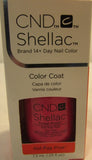 CND Shellac Brand Color Coat “Hot Pop Pink” .25 oz