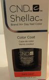 CND Shellac Brand Color Coat “Dark Lava” .25 oz