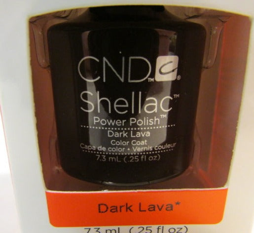 CND Shellac Brand Color Coat “Dark Lava” .25 oz