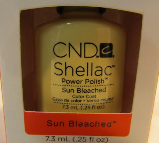 CND Shellac Brand Power Polish Color Coat “Sun Bleached” .25 oz