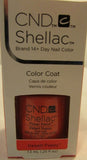 CND Shellac Brand Color Coat “Desert Poppy” .25 oz