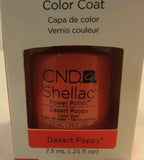 CND Shellac Brand Color Coat “Desert Poppy” .25 oz