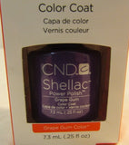 CND Shellac Brand Color Coat “Grape Gum” .25 oz