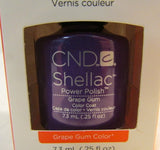 CND Shellac Brand Power Polish Color Coat “Grape Gum Color” .25 oz