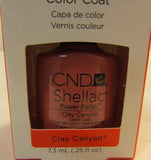 CND Shellac Brand Color Coat “Clay Canyon” .25 oz