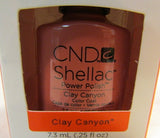 CND Shellac Brand Color Coat “Clay Canyon” .25 oz