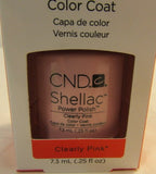 CND Shellac Brand Color Coat “Clearly Pink” .25 oz