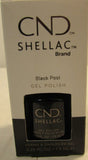 CND Shellac Brand Gel Polish “Black Pool” .25 oz