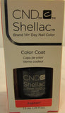 CND Shellac Brand Color Coat “Asphalt” .25 oz