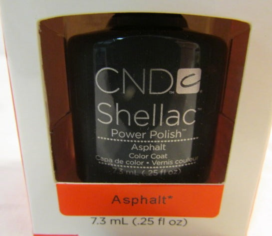 CND Shellac Brand Color Coat “Asphalt” .25 oz