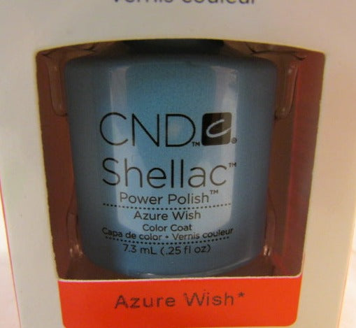 CND Shellac Brand Color Coat “Azure Wish” .25 oz