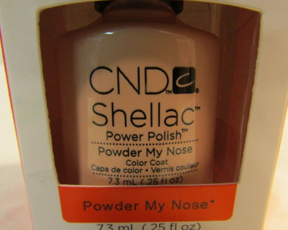CND Shellac Brand Color Coat “Powder My Nose” .25 oz
