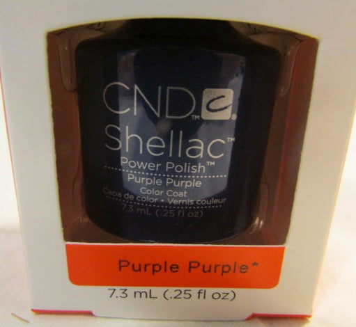 CND Shellac Brand Power Polish Color Coat “Purple Purple” .25 oz