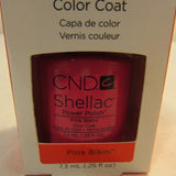 CND Shellac Brand Power Polish Color Coat “Pink Bikini” .25 oz