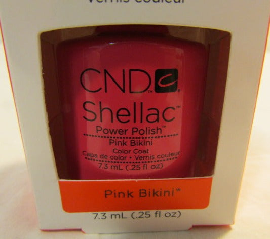 CND Shellac Brand Power Polish Color Coat “Pink Bikini” .25 oz