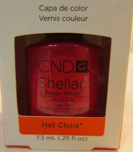 CND Shellac Brand Color Coat “Hot Chilis” .25 oz