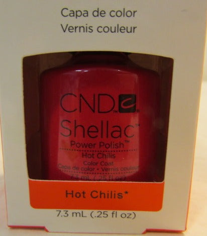 CND Shellac Brand Color Coat “Hot Chilis” .25 oz