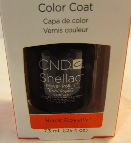 CND Shellac Brand Power Polish Color Coat “Rock Royalty” .25 oz