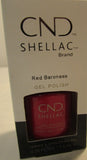 CND Shellac Brand Gel Polish “Red Baroness” .25 oz
