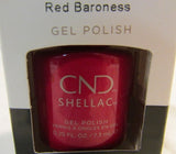 CND Shellac Brand Gel Polish “Red Baroness” .25 oz