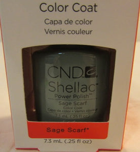 CND Shellac Brand Power Polish Color Coat “Sage Scarf” .25 oz