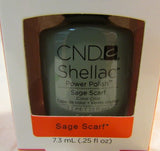 CND Shellac Brand Power Polish Color Coat “Sage Scarf” .25 oz