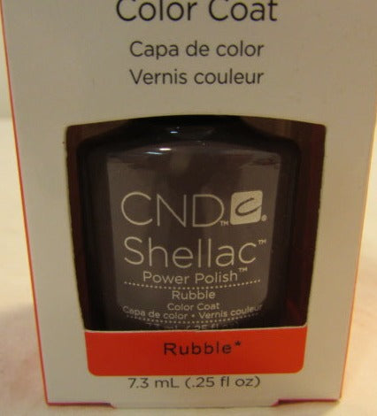 CND Shellac Brand Color Coat “Rubble” .25 oz