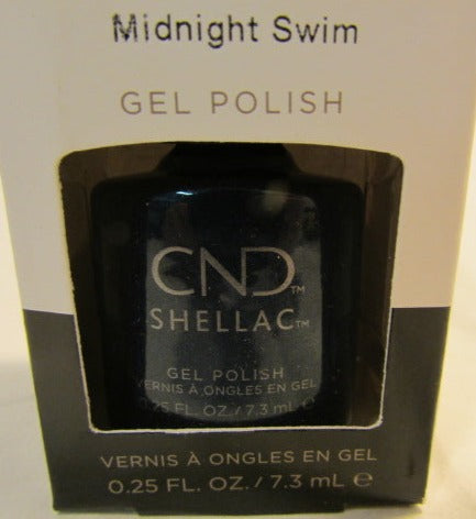 CND Shellac Brand Gel Polish “Midnight Swim” .25 oz