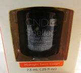 CND Shellac Brand Power Polish Color Coat “Midnight Swim Color” .25 oz