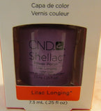 CND Shellac Brand Color Coat “Lilac Longing” .25 oz