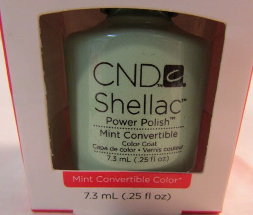 CND Shellac Brand Power Polish Color Coat “Mint Convertible” .25 oz