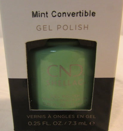 CND Shellac Brand Gel Polish “Mint Convertible” .25 oz