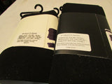 Talbot Footless Tights Black Size Small 2 Pairs