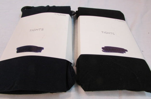 Talbots Tights 1 Black 1 Blue Women's Size 3X-4X